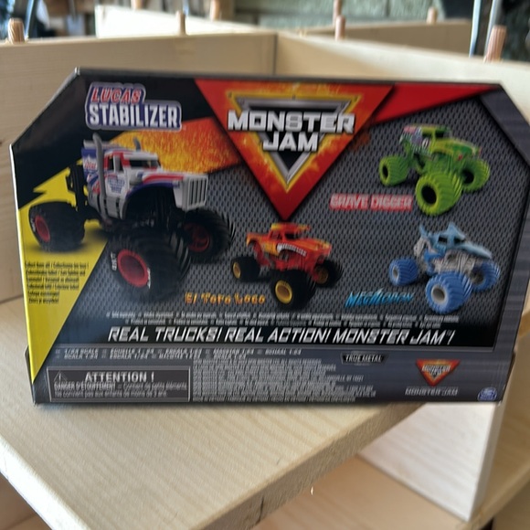 NEW MONSTER JAM LUCAS STABILIZER TRUCK 1/24 scale GOOD OFFERS ARE WELCOME! - Picture 9 of 9